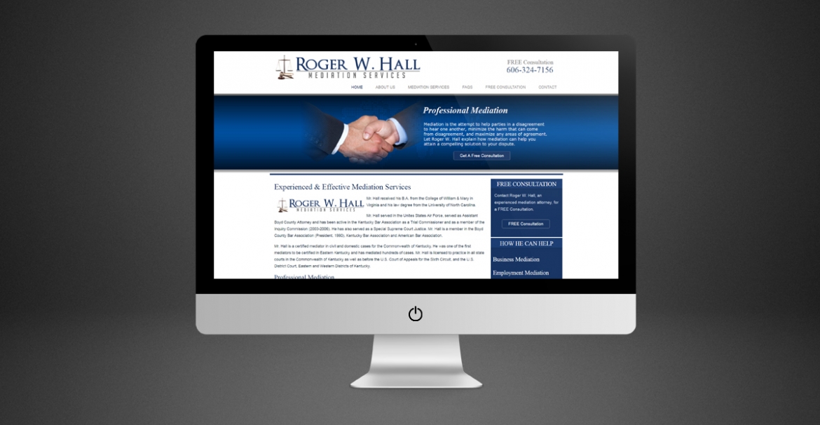 Rodger W. Hall Mediation Services | GraFitz Group Network Website Design