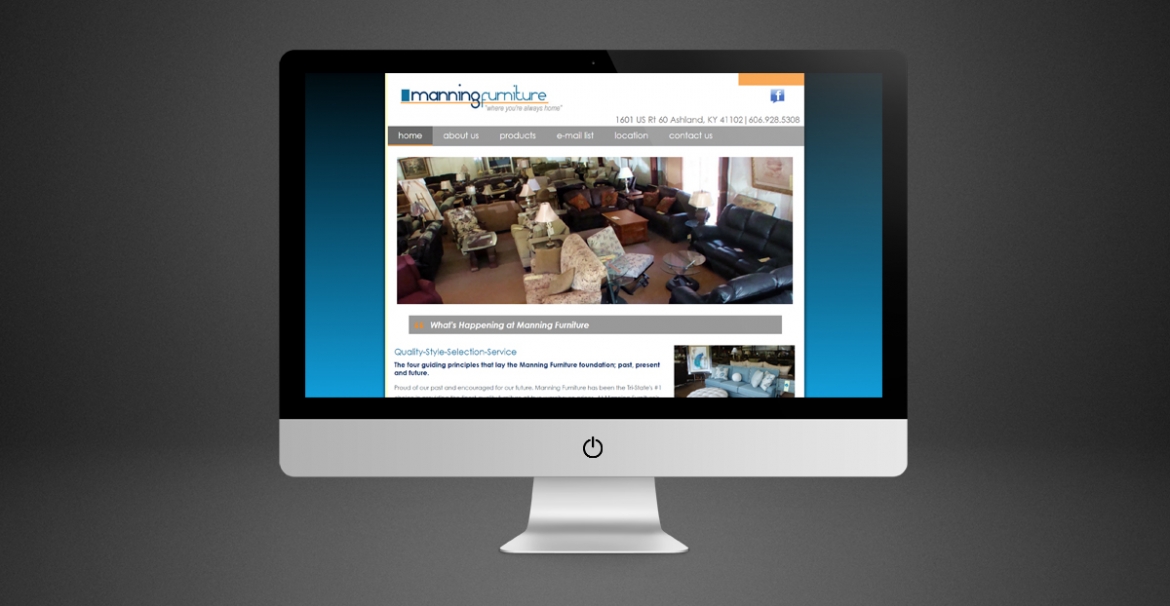 Manning Furniture | GraFitz Group Network Website Design