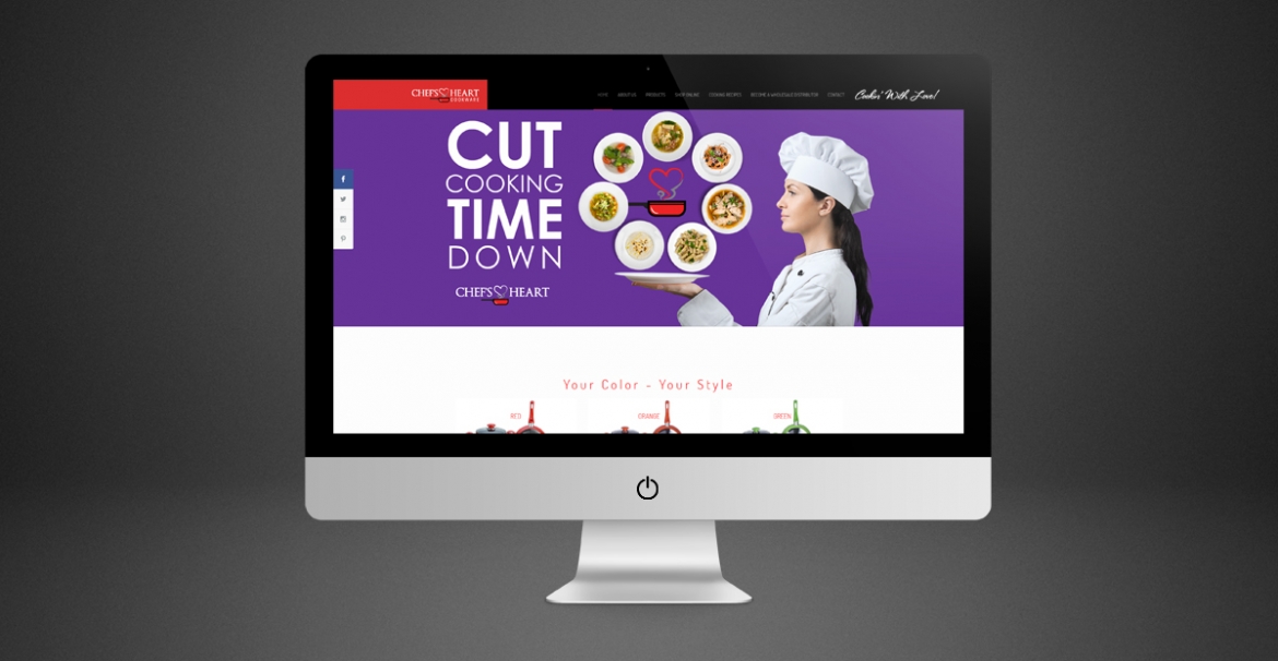 Chef’s Heart Cookware | GraFitz Group Network Website Design